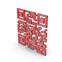 Glass QR Code Symbol PNG & PSD Images