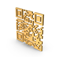 Metal QR Code Symbol PNG & PSD Images
