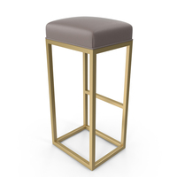 RHModern Reese Leather Bar Stool PNG & PSD Images