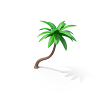 Cartoon Coconut Palm Tree PNG & PSD Images
