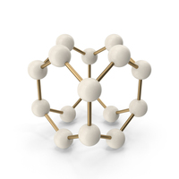 White Molecular Model Structure PNG & PSD Images