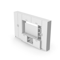 Monochrome TV Unit PNG & PSD Images
