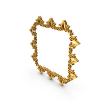 Gold Box Frame PNG & PSD Images