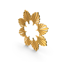 Gold Circular Frame PNG & PSD Images