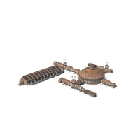 Dirty Space Colonization Base Greenhouse PNG & PSD Images