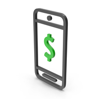 Phone With Dollar Symbol PNG & PSD Images