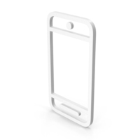 White Phone Symbol PNG & PSD Images