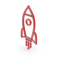 Glass Rocket Symbol PNG & PSD Images