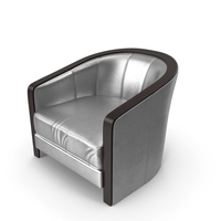 Armchair Dorothy Ebano Silver PNG & PSD Images