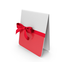 Postcard With Bow PNG & PSD Images
