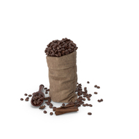 Coffee Bean Sack PNG & PSD Images