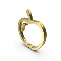 Apple Outline Symbol PNG & PSD Images
