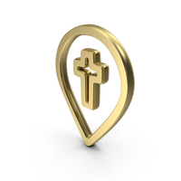 Church Location Symbol PNG & PSD Images