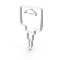 White Key Outline Icon PNG & PSD Images