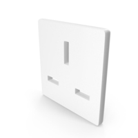 White Power Socket Icon PNG & PSD Images