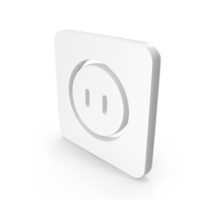 White Power Socket Icon PNG & PSD Images