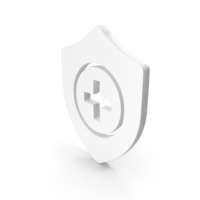 Safety Protection Health Shield Icon White PNG & PSD Images