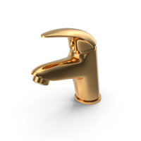 Blyth Golden Chrome Basin Mixer PNG & PSD Images