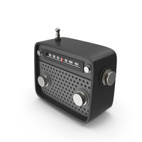 CARTOON BLACK RADIO PNG & PSD Images