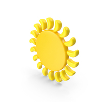 SUN SYMBOL YELLOW PNG & PSD Images