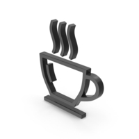 Black Coffee Symbol PNG & PSD Images