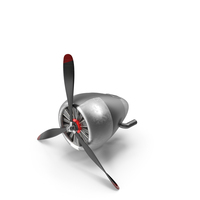 Aircraft Engine And Propeller PNG & PSD Images