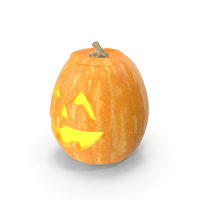 Halloween Pumpkin With Light PNG & PSD Images