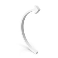 Semicircular Directional Up Arrow Symbol PNG & PSD Images