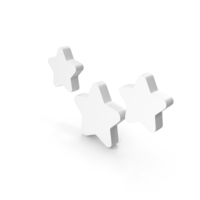Three Star Rating Symbol PNG & PSD Images
