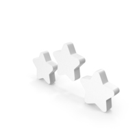 Three Star Rating Symbol PNG & PSD Images