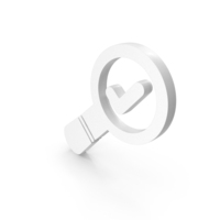 Tick Correct Magnify PNG & PSD Images
