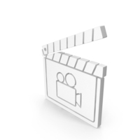 Clapboard Video Symbol PNG & PSD Images