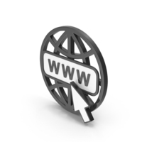 Web WWW Cursor Color Black PNG & PSD Images