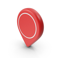 Location Sign White Edging PNG & PSD Images
