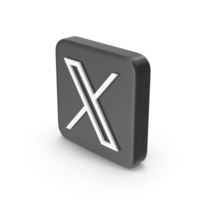 Black X Button Symbol PNG & PSD Images