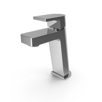 Alata Chrome Basin Mixer PNG & PSD Images