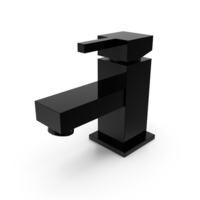 Crozon Hand Basin Faucet Black PNG & PSD Images