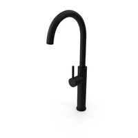 Coggia High Chrome Basin Mixer Black Matt PNG & PSD Images
