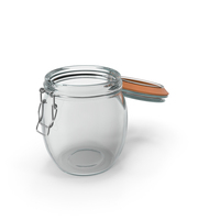 Glass Jar 750 ml Open PNG & PSD Images