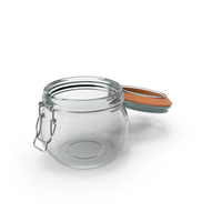 Glass Jar 500 ml Open PNG & PSD Images