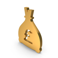 Pound Money Bag Symbol PNG & PSD Images