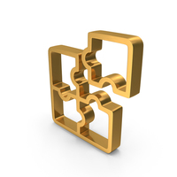 Square Puzzle Game Solution Symbol PNG & PSD Images