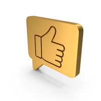 Thumbs Up Message Symbol PNG & PSD Images