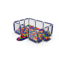 Baby Playpen Blue PNG & PSD Images