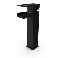 Handa High Basin Mixer Black Matt PNG & PSD Images