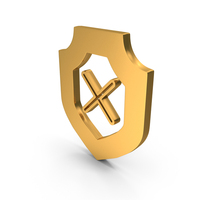 Cross Secure Shield Symbol PNG & PSD Images
