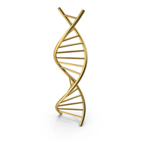 Gold DNA Chain PNG & PSD Images