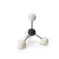 Methane Molecular Model PNG & PSD Images