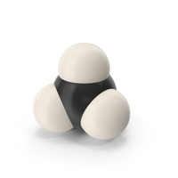 Methane CH4 Molecule PNG & PSD Images