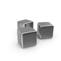 Stainless Steel Cubes PNG & PSD Images